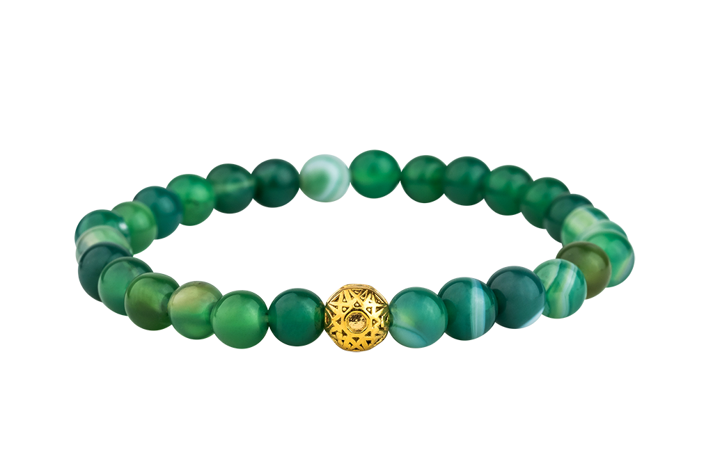 Green Agate - New beginnings bracelet