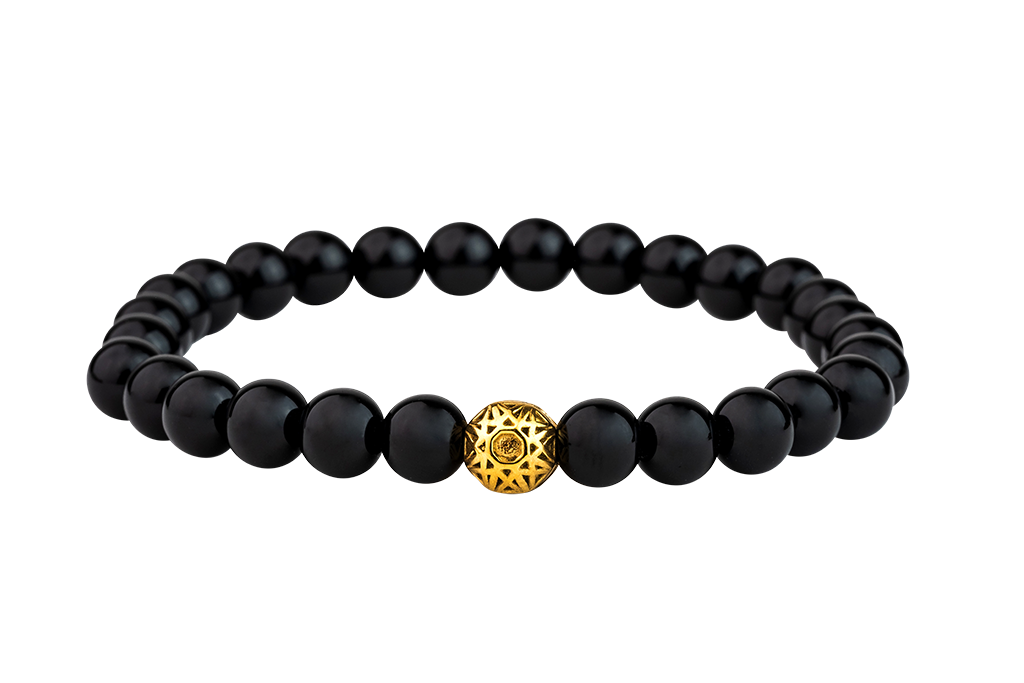 Black agate - Calm & Inner peace bracelet