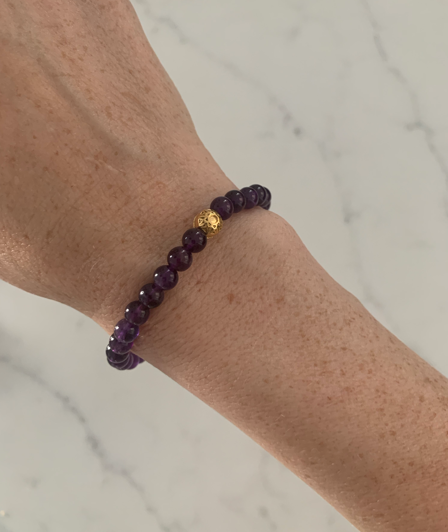 Amethyst - Positive transformation bracelet