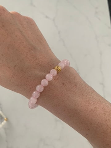 Rose Quartz - Love & Kindness bracelet