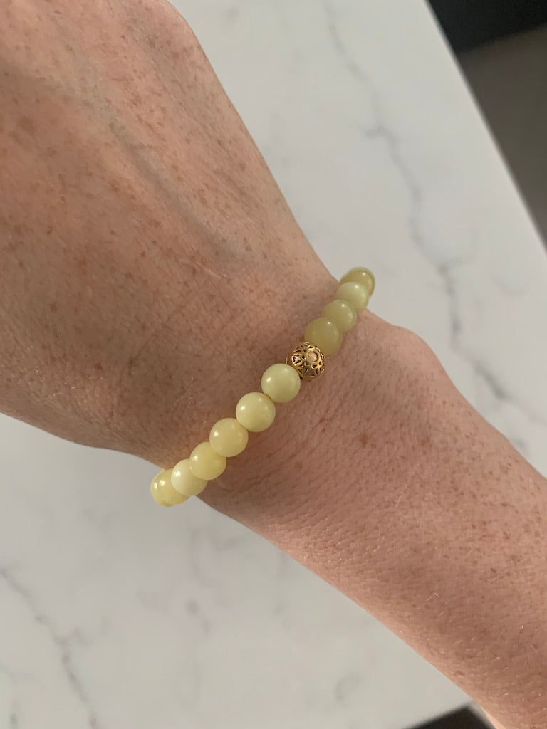 Lemon Jasper - Courage bracelet